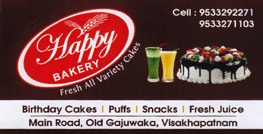 Happy Bakery OldGajuwaka in Visakhapatnam Vizag,Old Gajuwaka In Visakhapatnam, Vizag