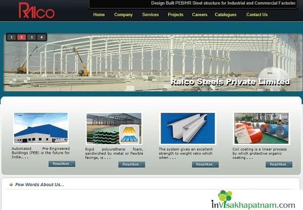 Ralco Steels - Iron Structure  website template