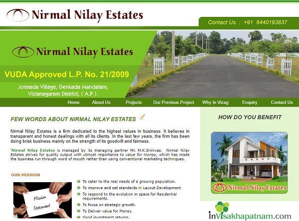 Nirmal Nilay Estate- Real Estate Website 