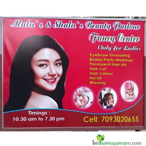Malus and Shalus Beauty Parlour Fancy Center Madhavadhara in Visakhapatnam Vizag