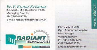 Radiant Technologies in visakhapatnam,Dwarakanagar In Visakhapatnam, Vizag