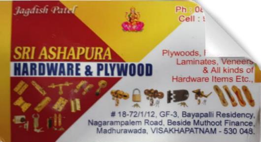 Sri Ashapura Hardware and Plywood flush doors laminates dealers mdhurawada vizag visakhapatnam,Madhurawada In Visakhapatnam, Vizag