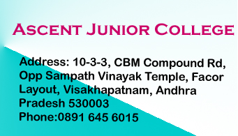 Ascent Junior College in visakhapatnam,CBM Compound In Visakhapatnam, Vizag