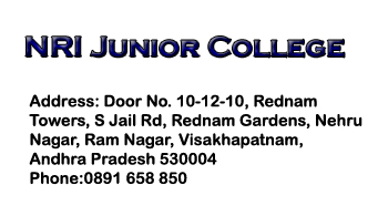 NRI Junior College in visakhapatnam,S Jail Road In Visakhapatnam, Vizag