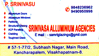 Srinivasa Aluminum Agencies in visakhapatnam,Akkireddypalem In Visakhapatnam, Vizag