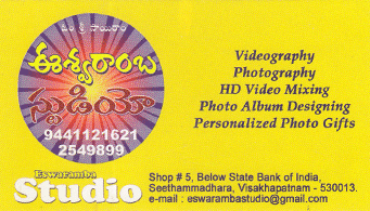 Eswaramba Photo Studio in visakhapatnam,Seethammadhara In Visakhapatnam, Vizag