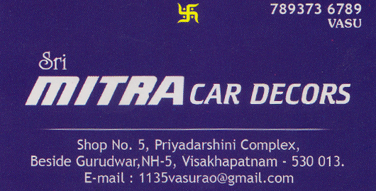 Sri Mitra Car Decors Seethammapeta in Visakhapatnam Vizag,Gurudwara In Visakhapatnam, Vizag