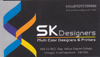 SK Designers Multicolor Designers and Printers Srinagar in Vizag visakhapatnam,Srinagar In Visakhapatnam, Vizag