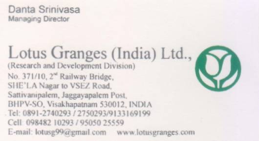 Lotus Granges India Limited Research and Development Environmental Consultancy Construction Geotechnical Service Visakhapatnam Vizag,Sheelanagar In Visakhapatnam, Vizag