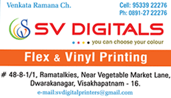 SV Digitals Flex Vinyl printing Dwarakanagar in vizag visakhapatnam,Dwarakanagar In Visakhapatnam, Vizag
