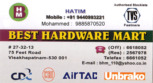 Best Hardware Mart in Visakhapatnam Vizag,Purnamarket In Visakhapatnam, Vizag