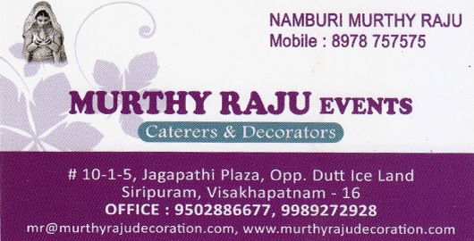 Murthy Raju Events Siripuram in Visakhapatnam Vizag,siripuram In Visakhapatnam, Vizag