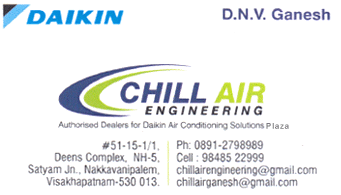 Chill Air Engineering Nakkavanipalem in vizag visakhapatnam,Nakkavanipalem In Visakhapatnam, Vizag