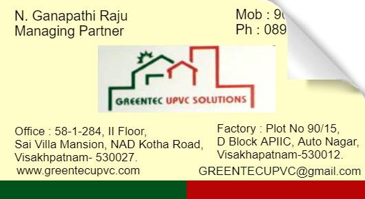 Greentec UPVC Solutions Autonagar in Visakhapatnam Vizag,Auto Nagar In Visakhapatnam, Vizag