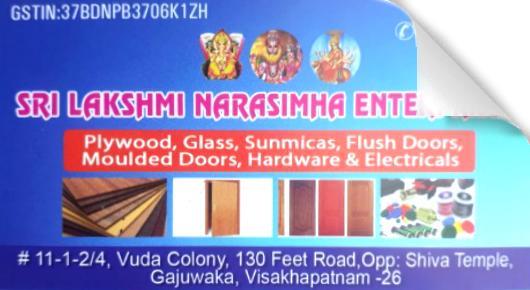 Sri Lakshmi Narasimha Enterprises Plywood Glass hardware Gajuwaka in Visakhapatnam Vizag,Gajuwaka In Visakhapatnam, Vizag