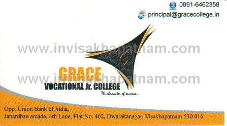 grace vocational jr college dwarakanagar 10,Dwarakanagar In Visakhapatnam, Vizag