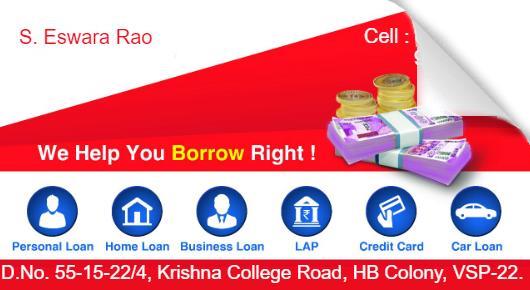 Home Loans Personal Loans HB Colony In Visakhapatnam Vizag,HB Colony In Visakhapatnam, Vizag