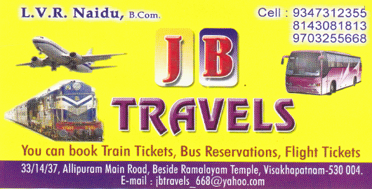 JB Travels Allipuram in Visakhapatnam Vizag,Allipuram  In Visakhapatnam, Vizag