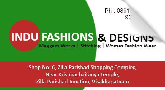 Indu Fashions Women Ladies Fashion Wear Maggam works Stitching near Zilla Parishad In Vizag Visakhapatnam,Zilla Parishad In Visakhapatnam, Vizag