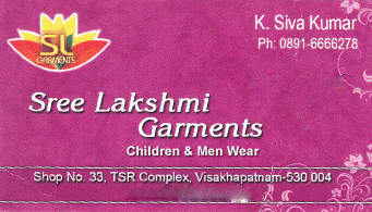 Sree Lakshmi Garments Dwarakanag in vizag visakhapatnam,Dwarakanagar In Visakhapatnam, Vizag