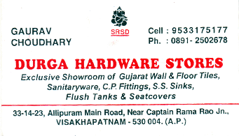 Durga Hardware stores gujarat wall floor tiles allipuram in vizag visakhapatnam,Allipuram  In Visakhapatnam, Vizag