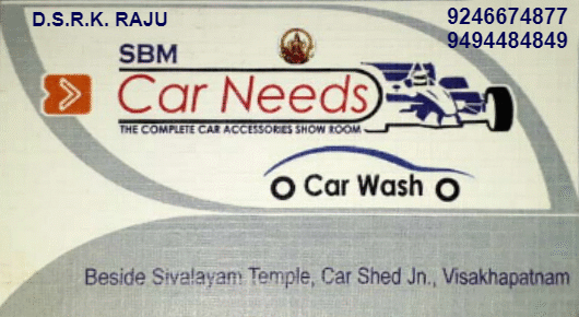 SBM Car Needs car Accessories Car wash carshed PM Palem in Visakhapatnam Vizag,Carshed Junction In Visakhapatnam, Vizag