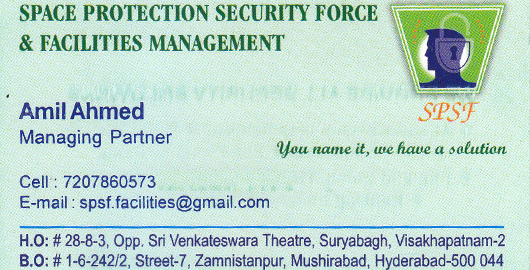 Space Protection Security Force And Facilities Management Suryabagh in Visakhapatnam Vizag,suryabagh In Visakhapatnam, Vizag