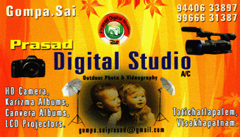 Prasad Digital Studio in visakhapatnam,Thatichetlapalem In Visakhapatnam, Vizag