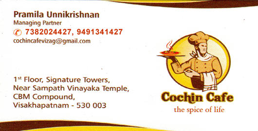 Cochin Cafe CBM Compound in Visakhapatnam Vizag,CBM Compound In Visakhapatnam, Vizag