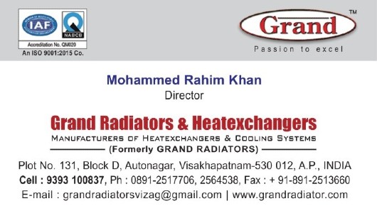 grand radiators and heat exchangers car crane truck bus industrial radiators manufacturers in visakhapatnam vizag,Auto Nagar In Visakhapatnam, Vizag