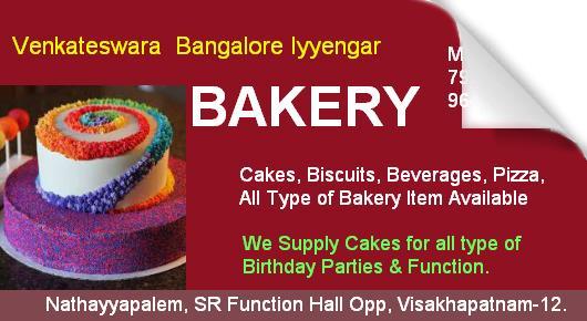 Venkateswara Bangalore Iyyengar Bakery in Nathayyapalem Visakhapatnam Vizag,Nathayyapalem In Visakhapatnam, Vizag