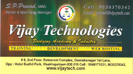 Vijay Technologies Dwarkanagar,Dwarakanagar In Visakhapatnam, Vizag