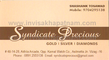 Syndicate Precious Asilmetta,Asilmetta In Visakhapatnam, Vizag