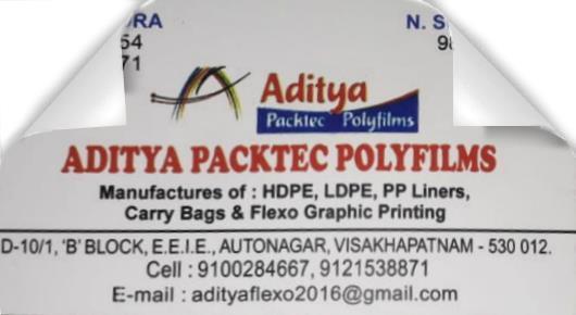 Aditya Packtec Polyfilms Autonagar in Visakhapatnam Vizag,Auto Nagar In Visakhapatnam, Vizag