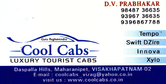 Cool Cabs Maharanipeta in Visakhapatnam Vizag,maharanipeta In Visakhapatnam, Vizag
