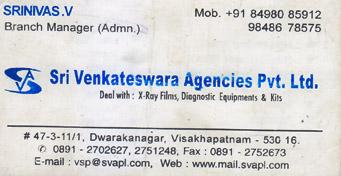 Sri Venkateswara Agencies in visakhapatnam,Dwarakanagar In Visakhapatnam, Vizag