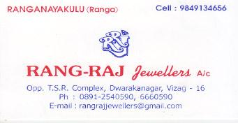 Rang Raj Jewellers in visakhapatnam,Dwarakanagar In Visakhapatnam, Vizag