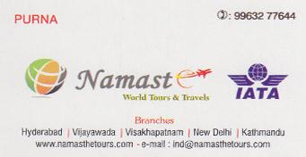 Namaste World Tours in visakhapatnam,Dwarakanagar In Visakhapatnam, Vizag