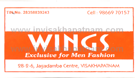 WINGS Men Fashion Jagadamba centre,Jagadamba In Visakhapatnam, Vizag