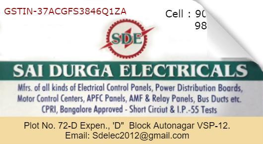 Sai Durga Electricals Autonagar in Visakhapatnam Vizag,Auto Nagar In Visakhapatnam, Vizag