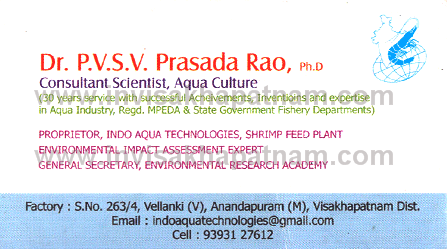 Dr pvsv PrasadaRao,PHD,Anandapuram In Visakhapatnam, Vizag