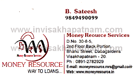 MoneyResourceServices Dabagardens,Dabagardens In Visakhapatnam, Vizag