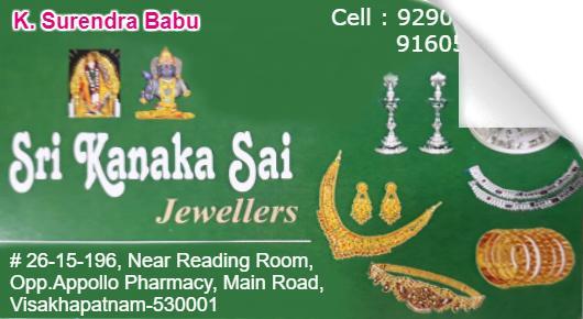 Sri Kanaka Sai Jewellers Silver Readingroom in Visakhapatnam Vizag,Kurupammarket In Visakhapatnam, Vizag