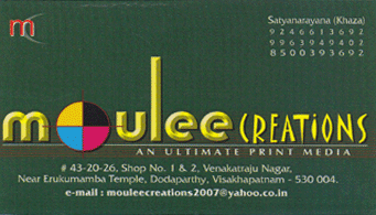Moulee Creations An Ultimate Print Media Dondaparthy vizag visakhapatnam,dondaparthy In Visakhapatnam, Vizag