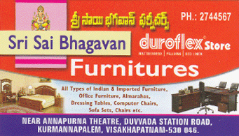 Sri Sai Bhagavan Furnitures Kurmannapalem in Visakhapatnam Vizag,Kurmanpalem In Visakhapatnam, Vizag
