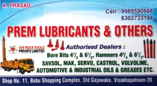 Prem Lubricants and Others Old Gajuwaka in Visakhapatnam Vizag,Old Gajuwaka In Visakhapatnam, Vizag
