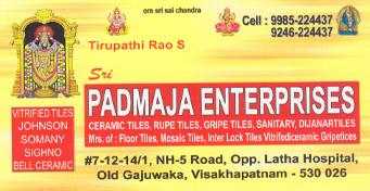 Padmaja Enterprises in visakhapatnam,Old Gajuwaka In Visakhapatnam, Vizag