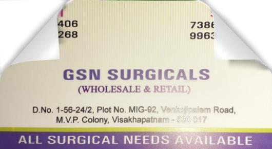 gsn surgicals shop near MVP colony venkojipalem visakhapatnam vizag,MVP Colony In Visakhapatnam, Vizag