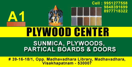 A1 Plywood Center Madhavadhara in Visakhapatnam Vizag,Madhavadhara In Visakhapatnam, Vizag