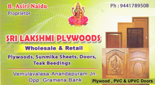 sri Lakshmi Plywoods wholesale retail anandapuram vizag visakhapatnam,Anandapuram In Visakhapatnam, Vizag